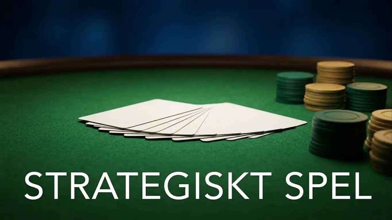 Live casino utan spelpaus – generiskt studiobord med kort och fickor